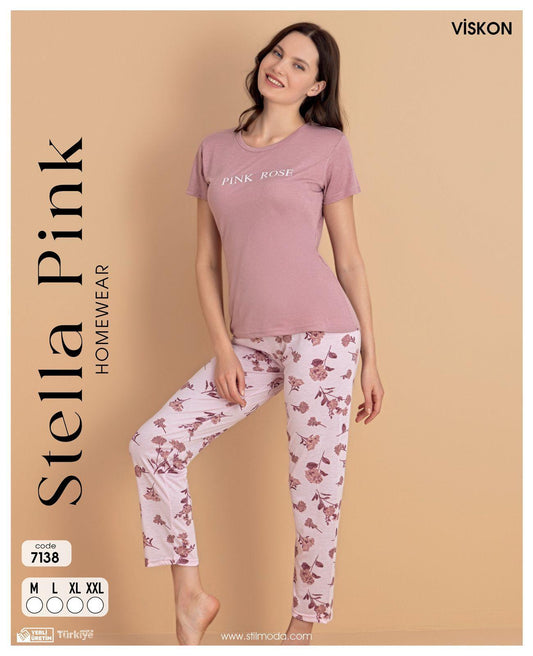 Stella Pink Lounge Wear