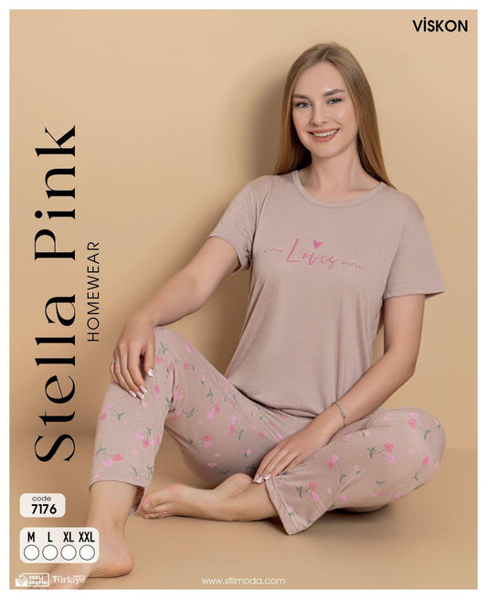 Stella Pink Lounge Wear